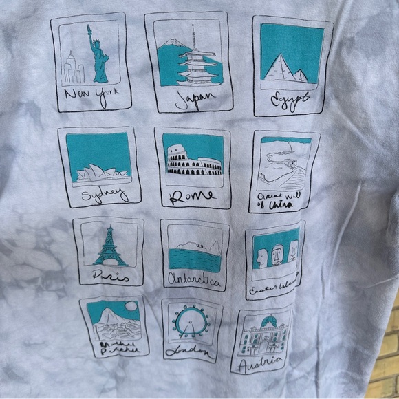 Serengetee Travel Gray Tie-Dye T-Shirt - Picture 5 of 5